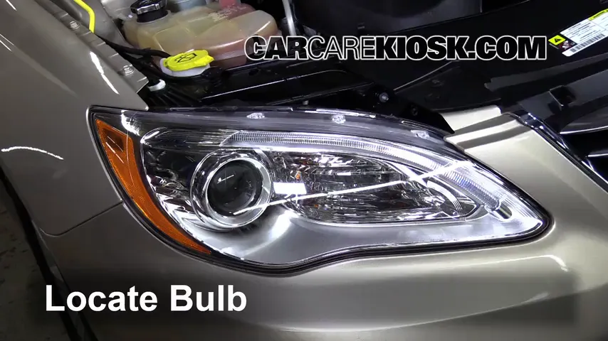 2013 Chrysler 200 Limited 3.6L V6 FlexFuel Sedan Lights Parking Light (replace bulb)